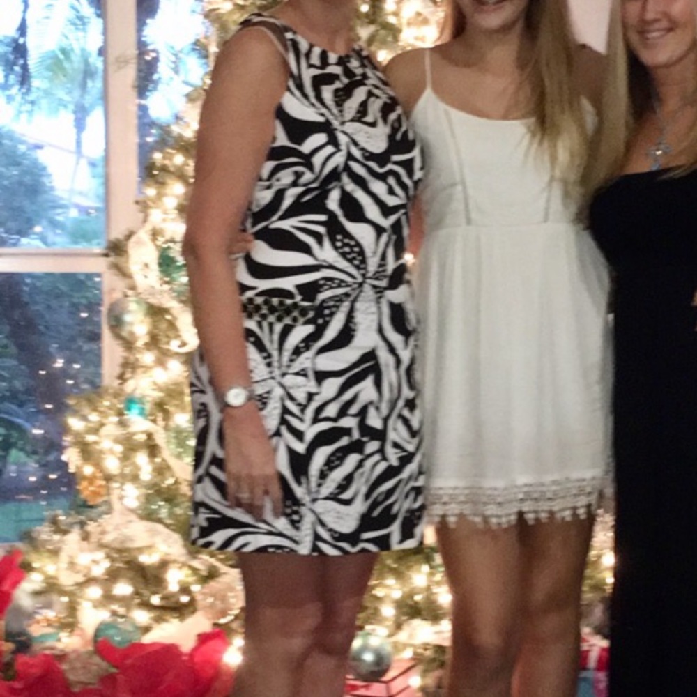 Lilly Pulitzer Black dress size 10 - Picture 8 of 9